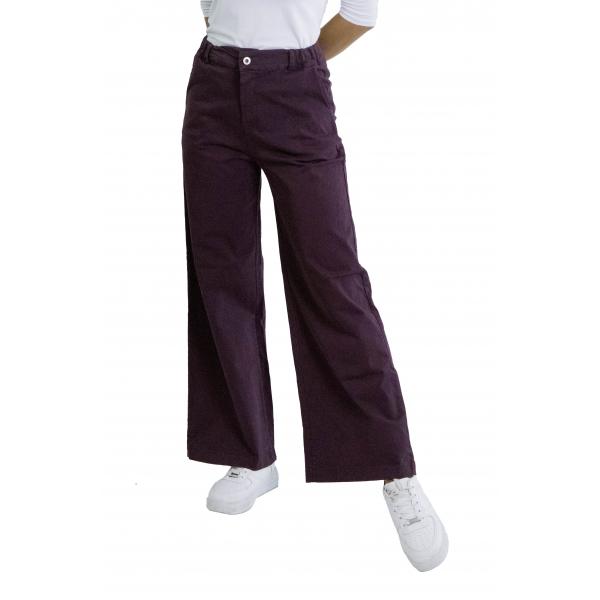 Chino palazzo in cotone